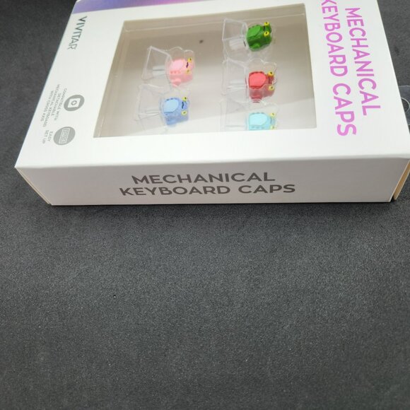 Sitting Frog Keycap Set (5pc) – Compatible w/ Mechanical Keyboard Cross Axis - Picture 2 of 6